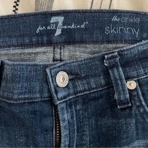 7 for all mankind ankle skinny Jean